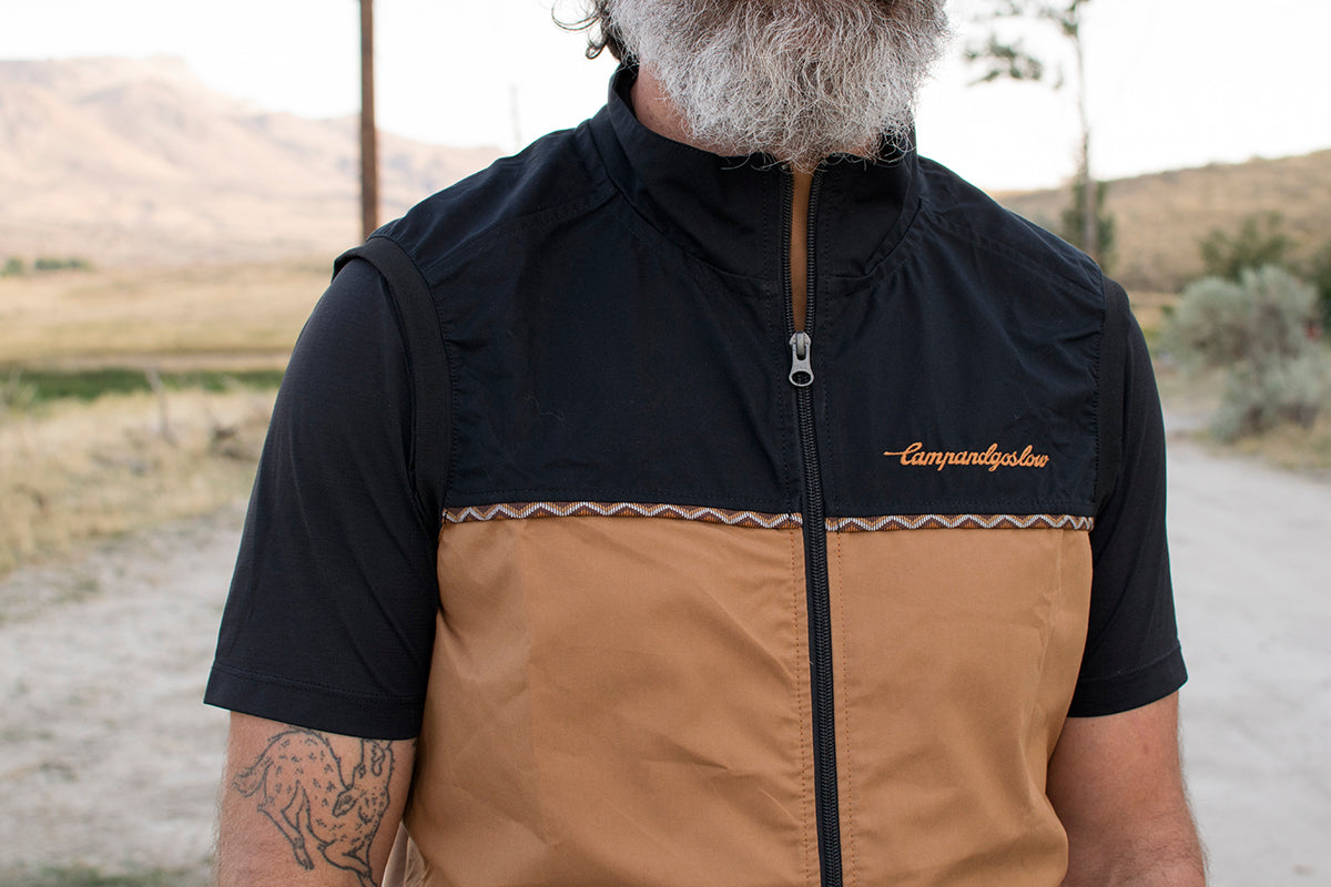 Camp + Cima Coppi, Ventile Vest: Western Rattler – Camp And Go Slow