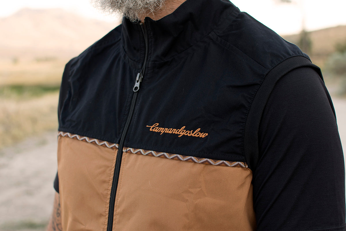 Camp x Cima Coppi, Ventile Vest: Western Rattler