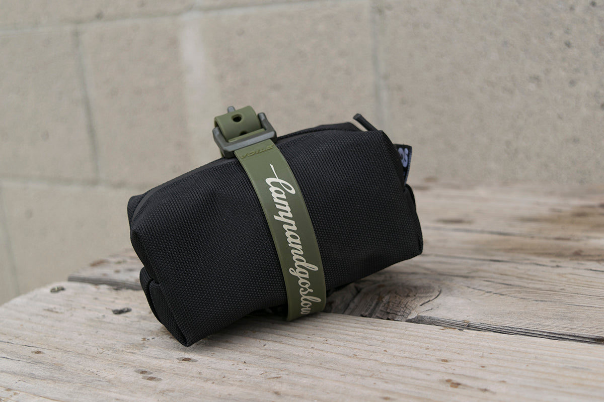 【美品】OUTER SHELL Mini Saddlebag BLACK Camp + Outer Shell: Mini Saddlebag – Camp And Go Slow