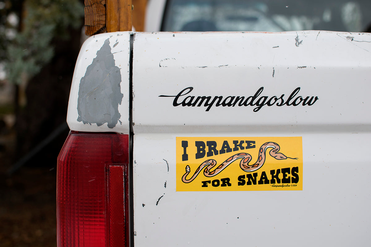 Sticker Set, I Brake For Snakes