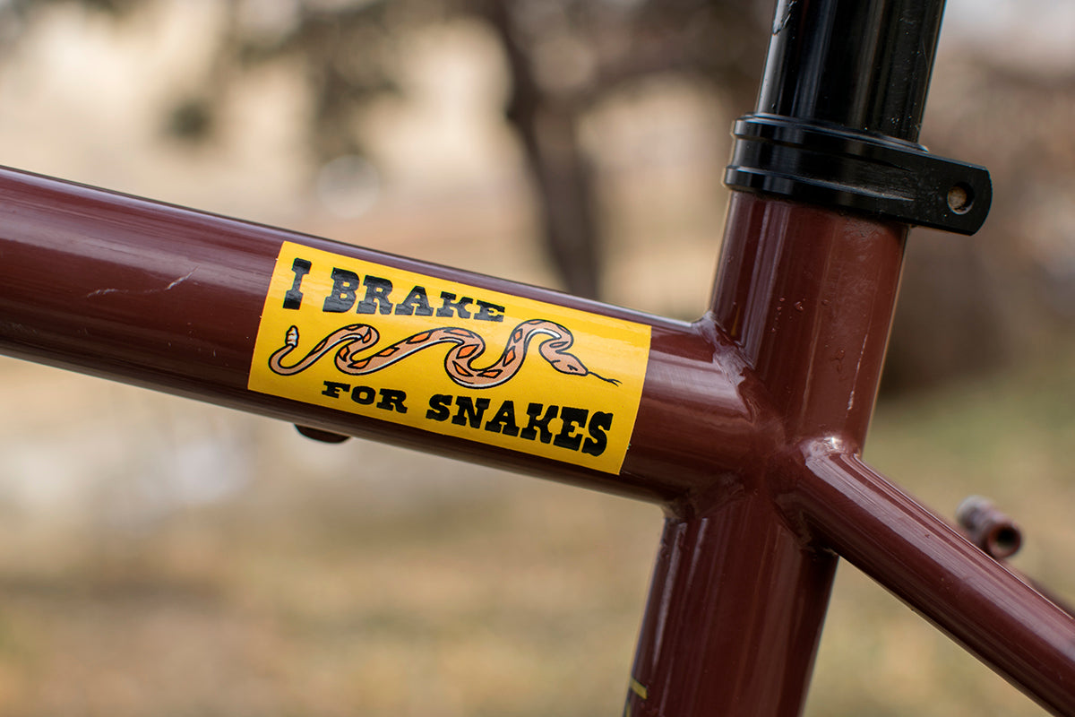 Sticker Set, I Brake For Snakes