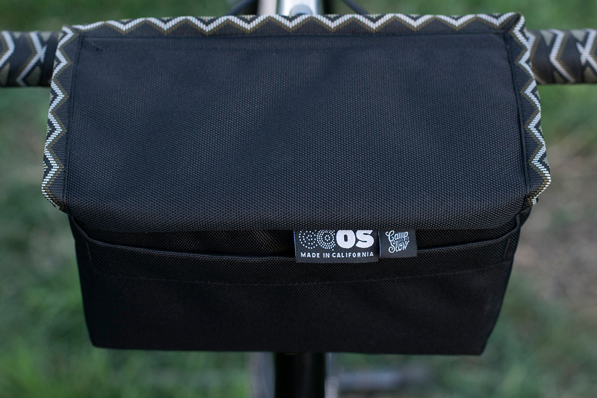 Camp + Outer Shell: Drawcord Handlebar Bag – Camp And Go Slow