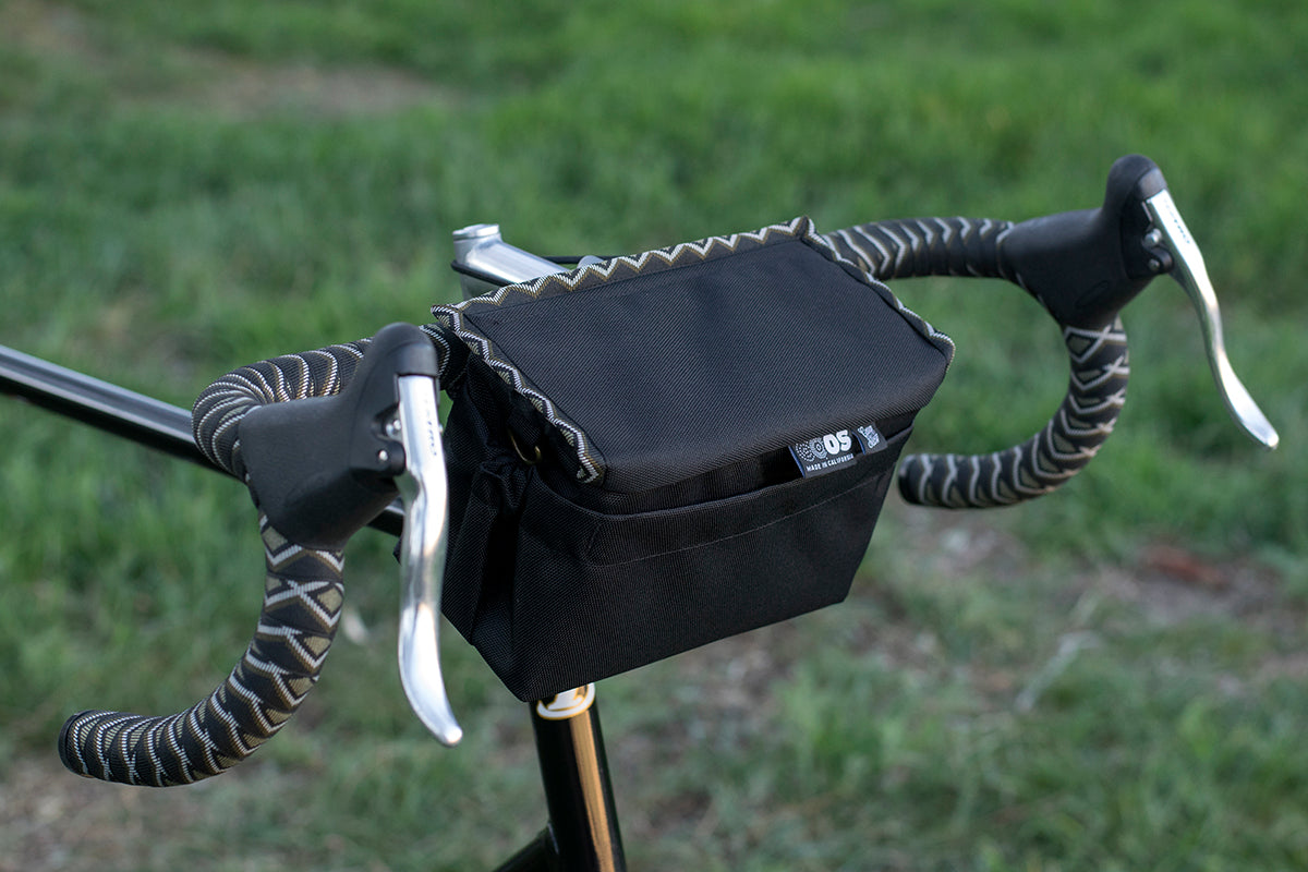Camp + Outer Shell: Drawcord Handlebar Bag – Camp And Go Slow