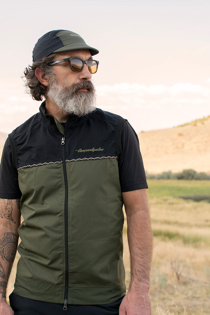 Camp x Cima Coppi, Ventile Vest: Eastern Rattler