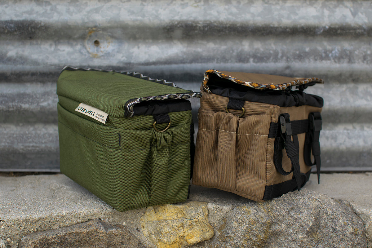 Camp x Outer Shell, Drawcord Handlebar Bag