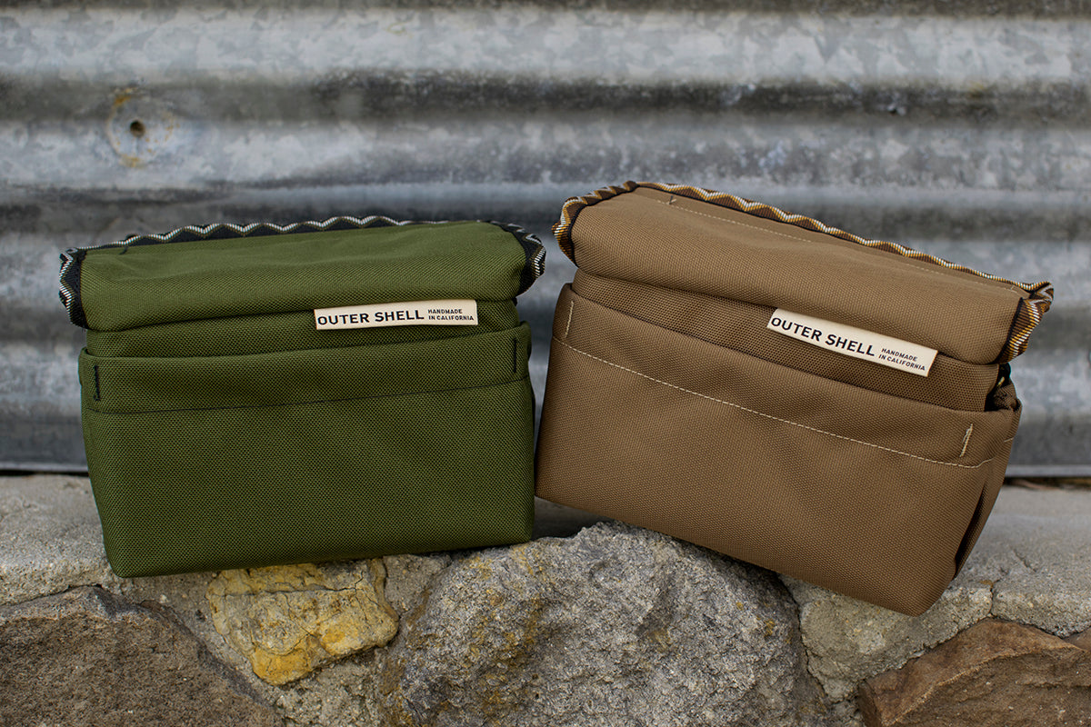 Camp x Outer Shell, Drawcord Handlebar Bag