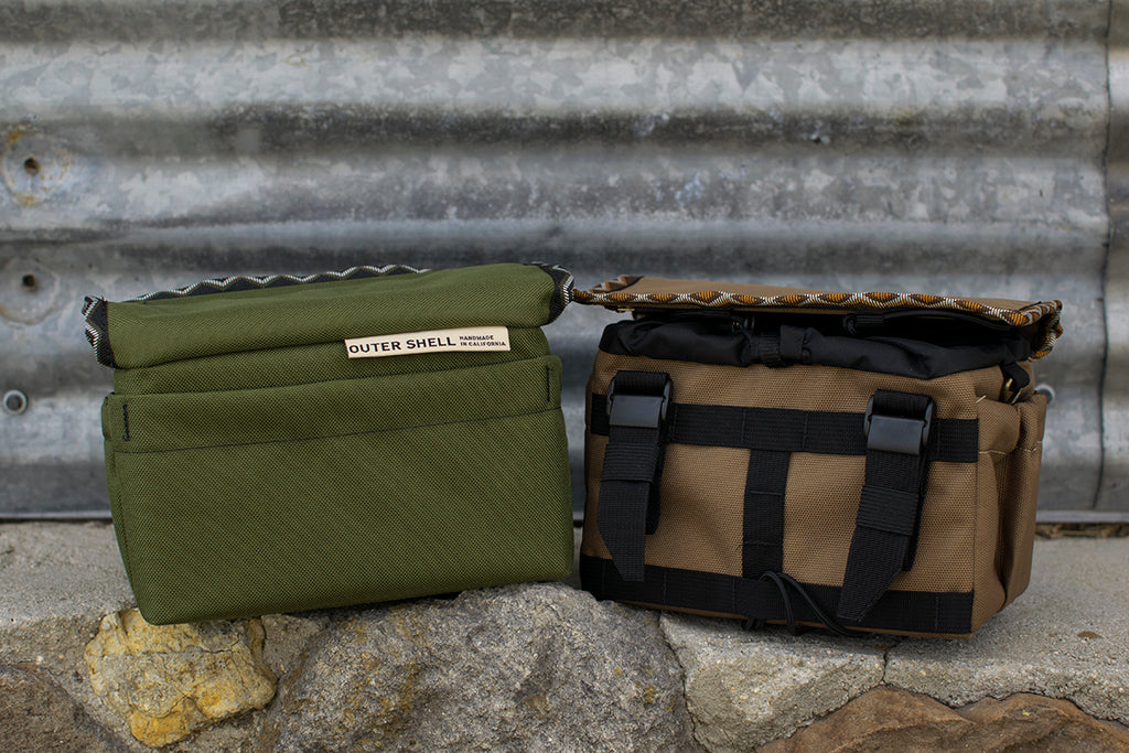 Camp x Outer Shell, Drawcord Handlebar Bag