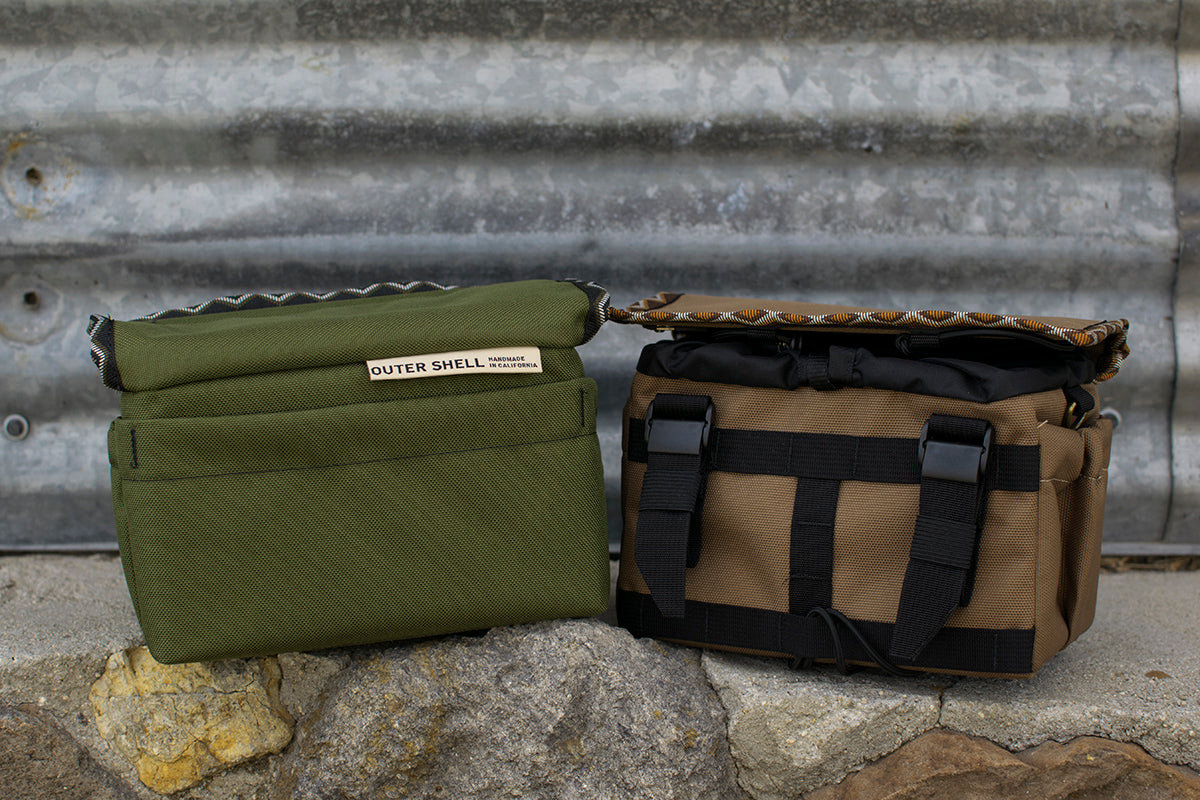 Camp x Outer Shell, Drawcord Handlebar Bag