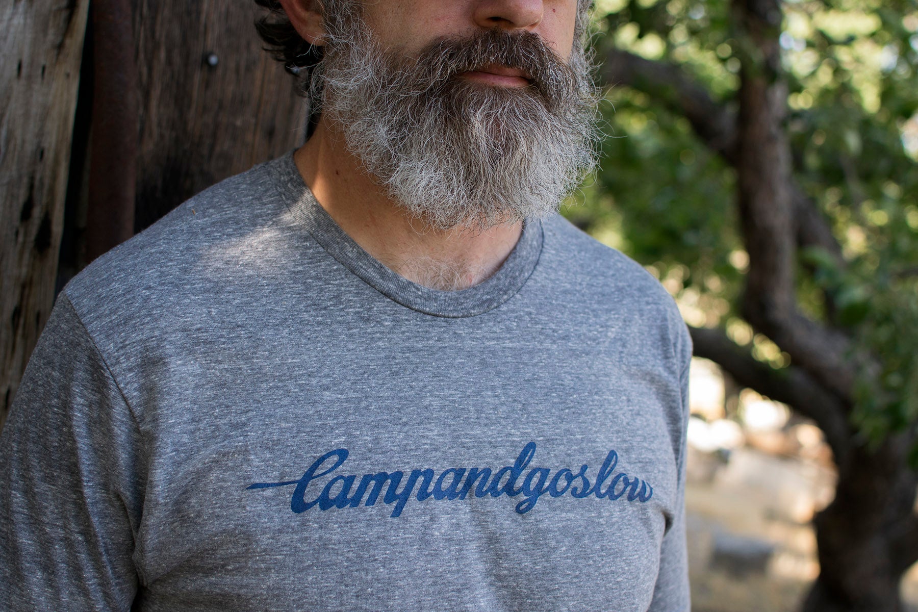 T-Shirt, Camp And Go Slow, Heather