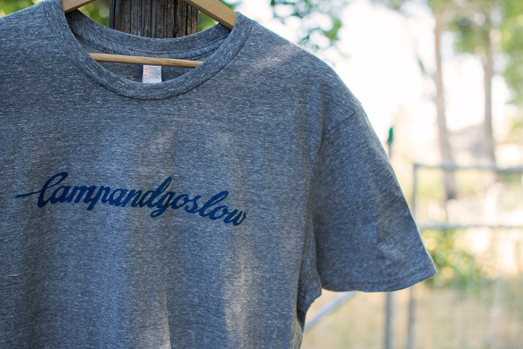 T-Shirt, Camp And Go Slow, Heather
