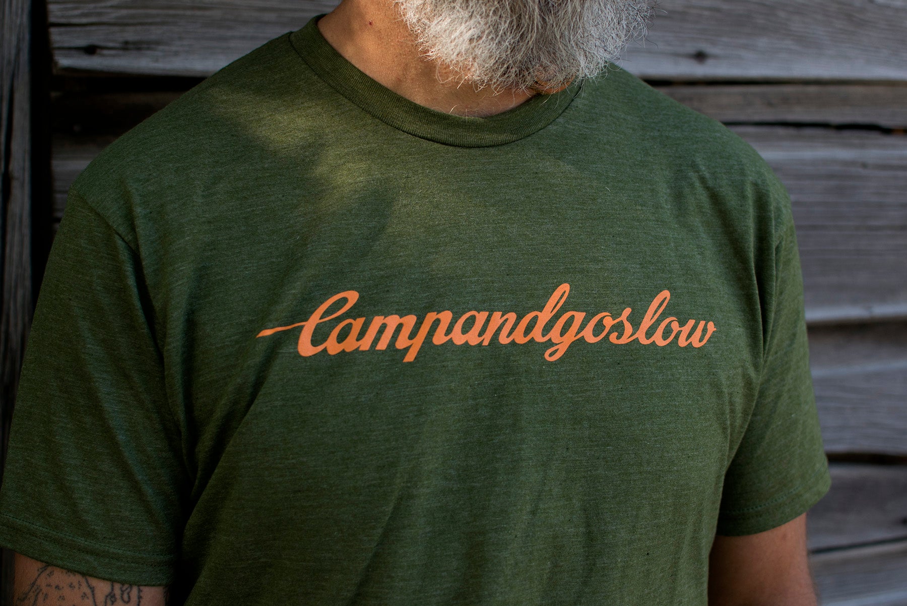 T-Shirt, Camp And Go Slow, Ponderosa
