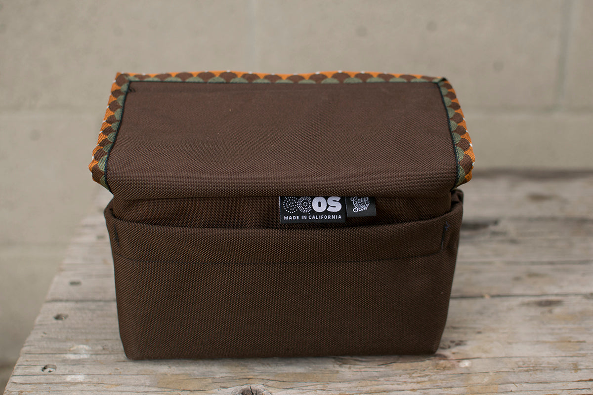Camp + Outer Shell: Drawcord Handlebar Bag – Camp And Go Slow