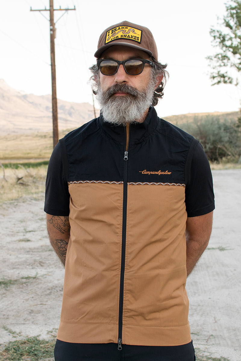 Camp x Cima Coppi, Ventile Vest: Western Rattler