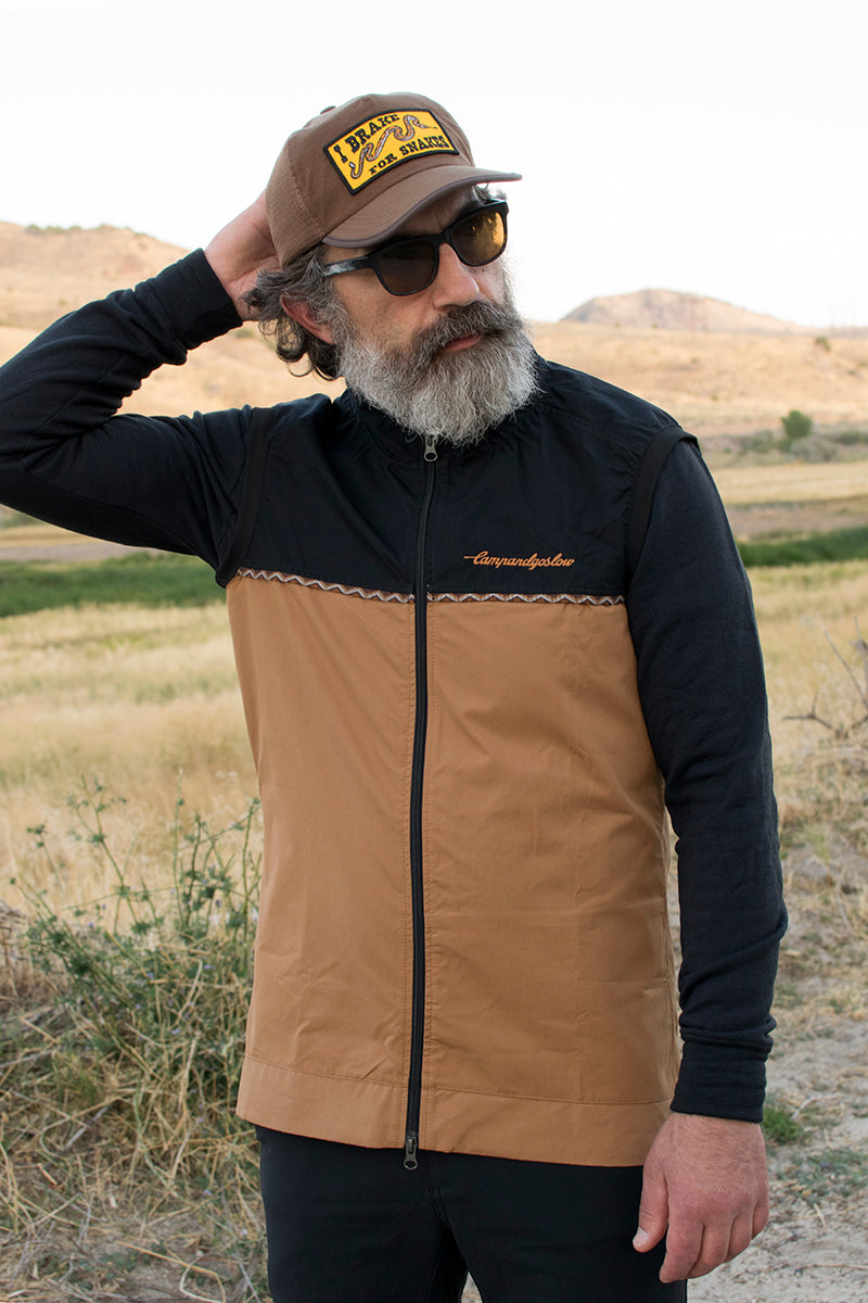 Camp x Cima Coppi, Ventile Vest: Western Rattler