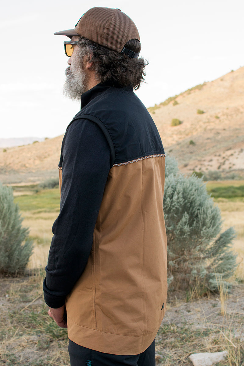 Camp x Cima Coppi, Ventile Vest: Western Rattler